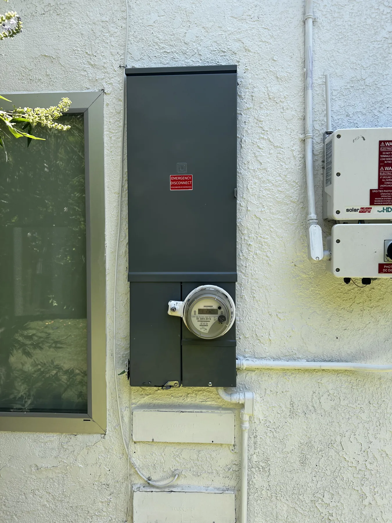 Palm Springs service equipment after panel upgrade by Power On Solutions